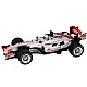 Racer Sports Car With 1:9 Drive Silver Sounds Leluautot