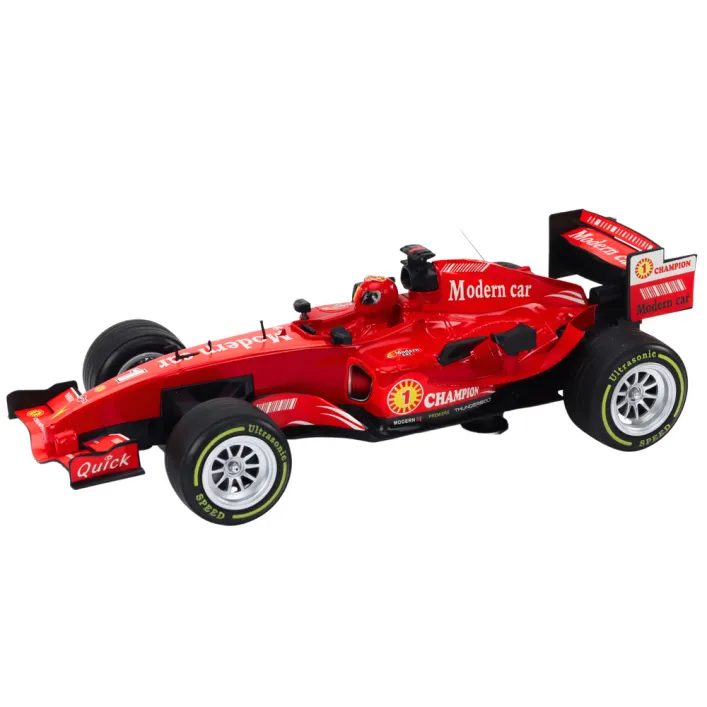 Racer Sports Car With Drive 1:12 Red Sounds Rotaļlietu automašīnas