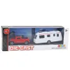 Set of Metal Car with Camper Trailer Red Rotaļlietu automašīnas