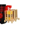 Red Forklift 1:16 Moving Forks Sounds Lights Rotaļlietu automašīnas