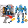 Saliekamais zilais robots