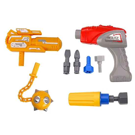 Saliekamais zilais robots
