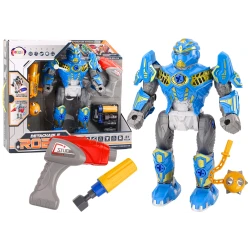 Saliekamais zilais robots