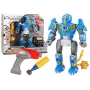 Saliekamais zilais robots