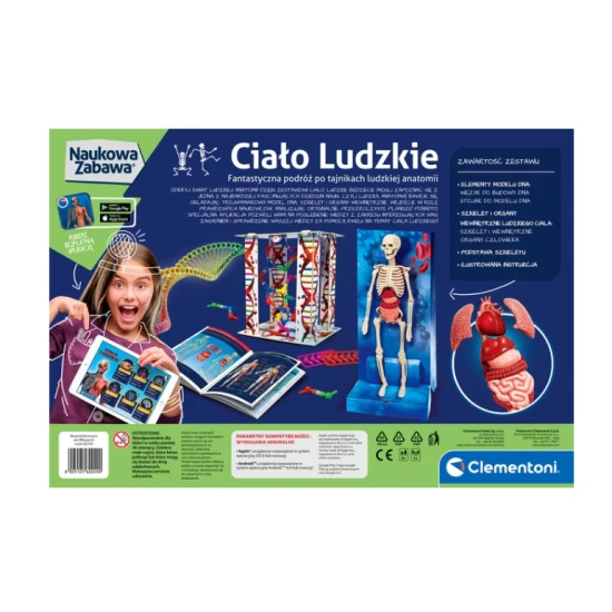 Cilvēka ķermenis poļu valodā Clementoni 60249 Saimnieki