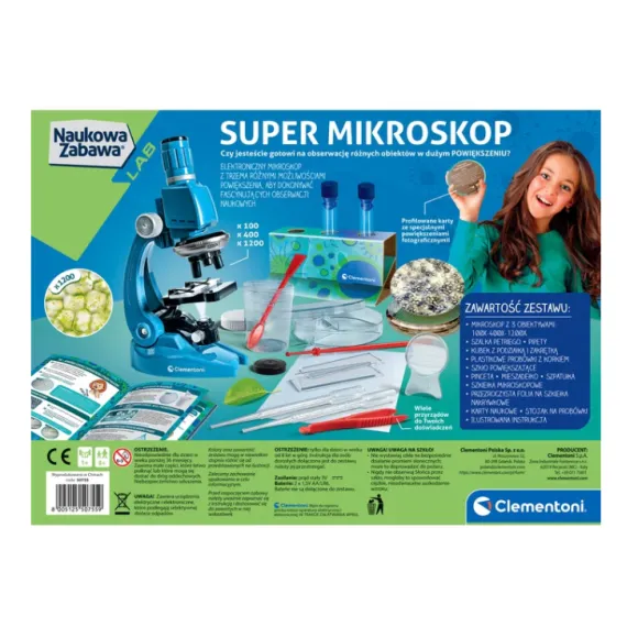 Mikroskopa komplekts Clementoni 50755 Saimnieki