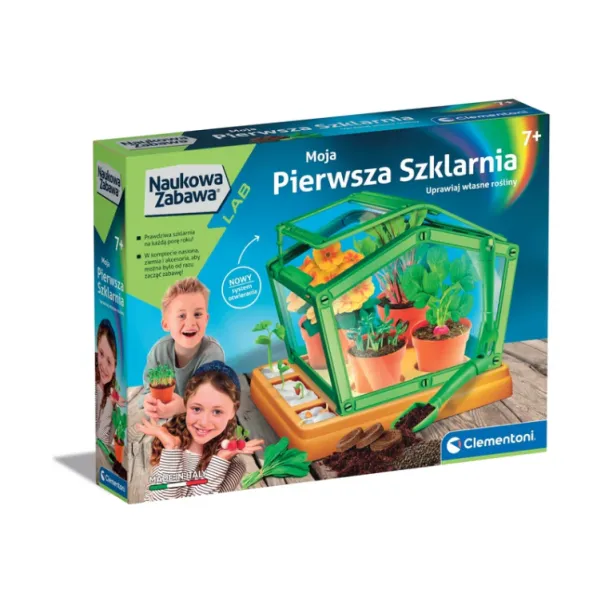 Mana pirmā siltumnīcas laboratorija, poļu valodā Clementoni 50861 Saimnieki