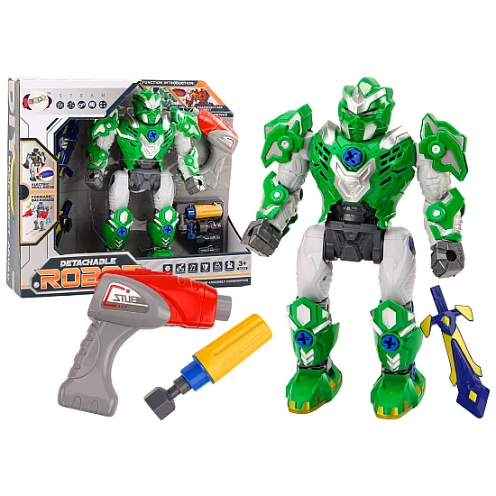 Zaļais saliekamais robots