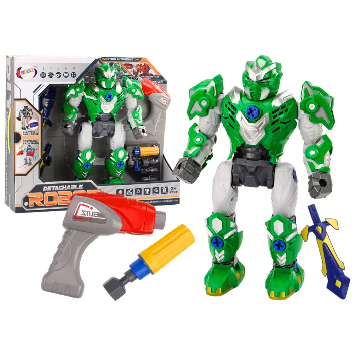 Zaļais saliekamais robots