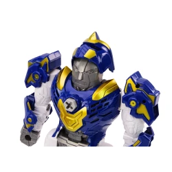 Tumši zils saliekamais robots