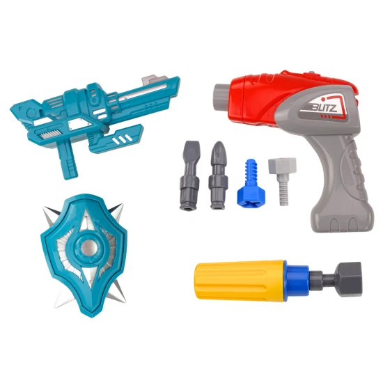 Sarkans saliekamais robots