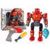Sarkans saliekamais robots