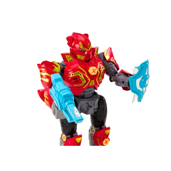 Sarkans saliekamais robots