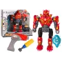 Sarkans saliekamais robots