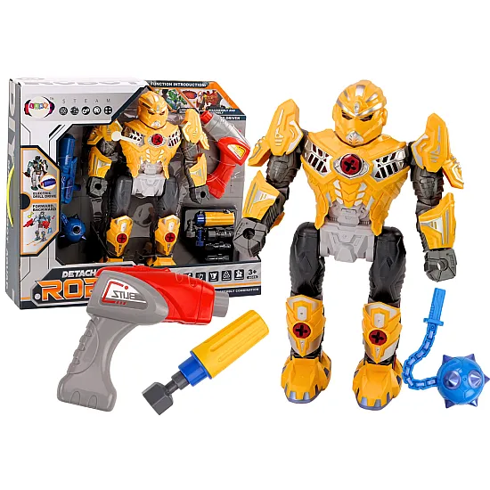 Saliekamais robots ar instrumentiem