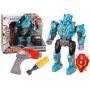 Gatavs saliekamais robots gaiši zilā krāsā 