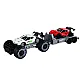 Set: White Off-Road Car, Red Sports Car, Tow Truck Rotaļlietu automašīnas