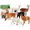 Alpaku un lamu saimniecības figūriņu komplekts