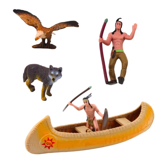 Indiāņu figūru komplekts Leļļu un spēļu komplekti