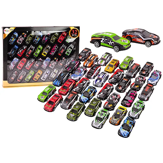 Set of springs for cars, powered cars, colorful, 32 pieces Rotaļlietu automašīnas