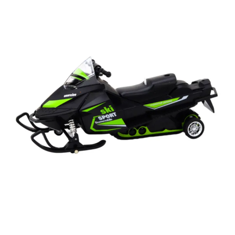 Snowmobile with spring suspension and drive, Scale 1:32, Lights, Sounds Rotaļlietu automašīnas