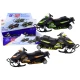 Snowmobile with spring suspension and drive, Scale 1:32, Lights, Sounds Rotaļlietu automašīnas