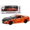 Sports Car Metal Friction Drive Openable Elements 1:24 Orange Rotaļlietu automašīnas