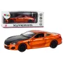 Oranža metāla sporta automašīna ar inerces piedziņu un atveramām detaļām, 1:24