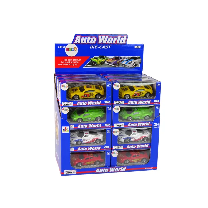 Sports Car Resorak Racing 4 Colours 1:43 Rotaļlietu automašīnas