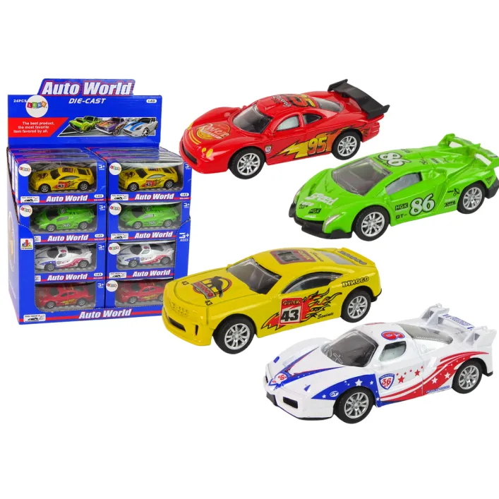 Sports Car Resorak Racing 4 Colours 1:43 Rotaļlietu automašīnas