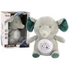 Teddy Bear Elephant Sleeping Melodies Light Star Projector Gray Plīša rotaļlietas