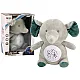 Teddy Bear Elephant Sleeping Melodies Light Star Projector Gray Plīša rotaļlietas