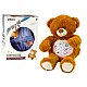 Teddy Bear Sleeping Lights Sounds Night and Day Mode Brown Plīša rotaļlietas