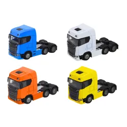 Metallinen kuorma-auto ilman perävaunua