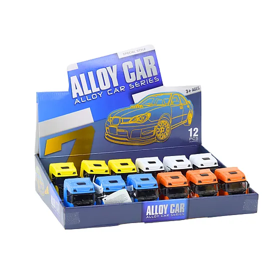 Truck Without Trailer 1:32 Tilting Metal Canopy Lights Sounds Drive Žaisliniai automobiliai