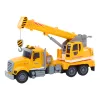 Truck Yellow Crane With Friction Drive Light and Sound Effects Rotaļlietu automašīnas