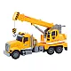 Truck Yellow Crane With Friction Drive Light and Sound Effects Leluautot