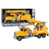 Truck Yellow Crane With Friction Drive Light and Sound Effects Rotaļlietu automašīnas