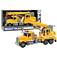 Truck Yellow Crane With Friction Drive Light and Sound Effects Leluautot