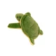 Turtle Plush Mascot Keychain Squeaker Green 15 Cm Plīša rotaļlietas