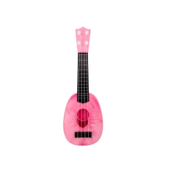 Rozā mazā ukulele bērniem