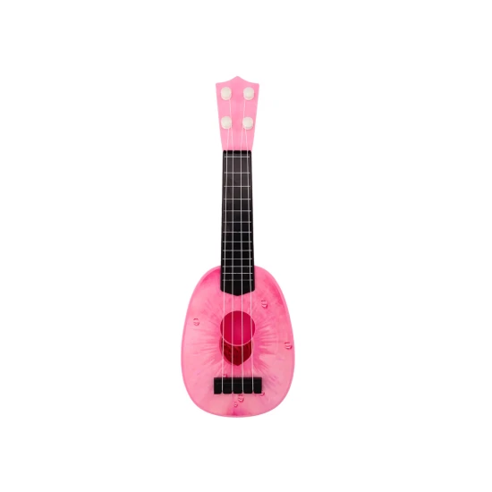 Rozā mazā ukulele bērniem