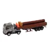 Wood Truck Truck Trailer 1:24 Wood Logs Sounds Lights Rotaļlietu automašīnas
