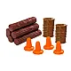Wood Truck Truck Trailer 1:24 Wood Logs Sounds Lights Samochody-zabawki