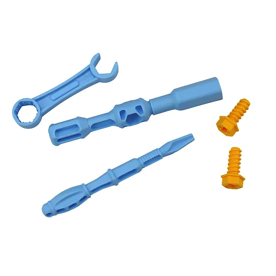 Workshop Engine Truck Disassembly DIY Kit Blue Darba rīki
