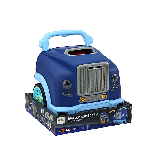 Workshop Engine Truck Disassembly DIY Kit Blue Darba rīki