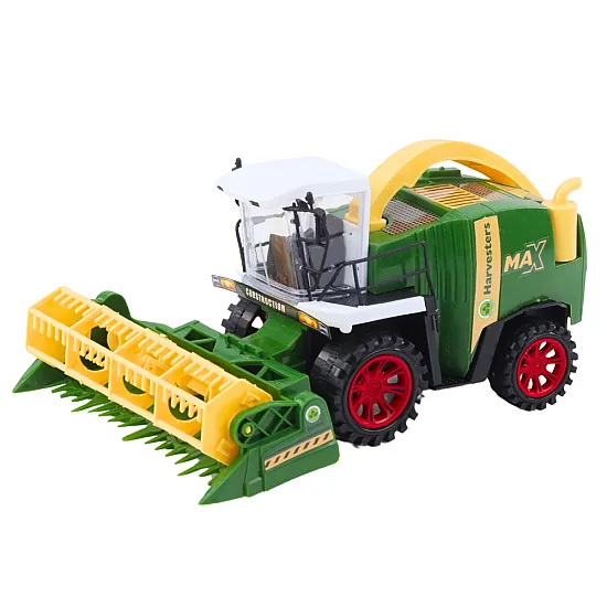 Combine Harvester Farm Agricultural Header Drive Green Rotaļlietu automašīnas