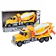 Yellow Concrete Mixer Truck With Friction Drive Light and Sound Effects Rotaļlietu automašīnas