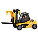 Yellow Forklift 1:16 Moving Forks Sounds Lights Rotaļlietu automašīnas