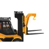Yellow Forklift 1:16 Moving Forks Sounds Lights Rotaļlietu automašīnas